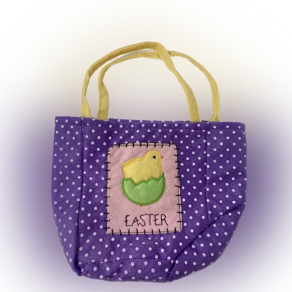 New Toddler Size Cloth Easter Baskets set 6🐰Appliqued Felt Easter designs 🐑 - Picture 6 of 8